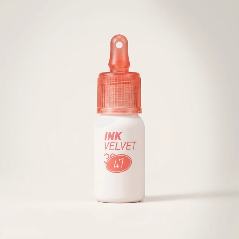 Peripera Ink The Velvet Lip Tint, 47 Sunny Coral, High-Pigment Matte Finish - Main Image
