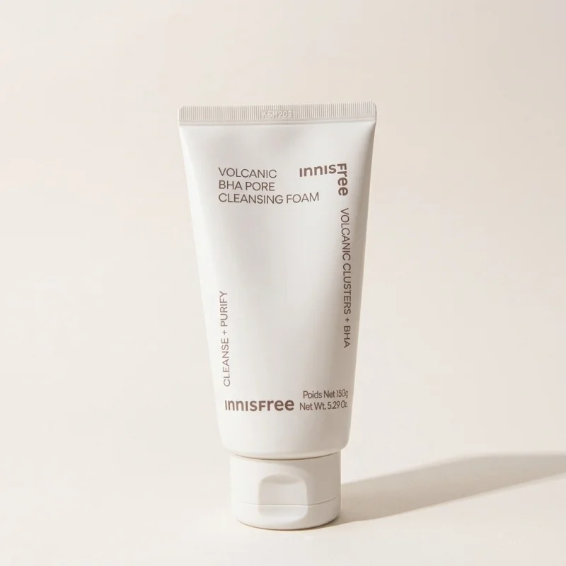 INNISFREE Volcanic BHA Pore Cleansing Foam 150g - Deep Purifying Cleanser - Main Image