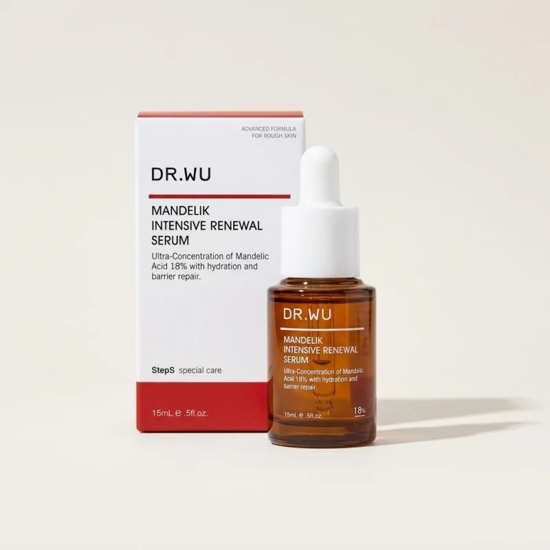 DR.WU Mandelik Intensive Renewal Serum 18% - Exfoliating Face Treatment 15ml - Main Image