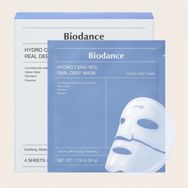 BIODANCE Hydro Cera-nol Real Deep Mask - Soothing and Hydrating 4-Pack - Main Image