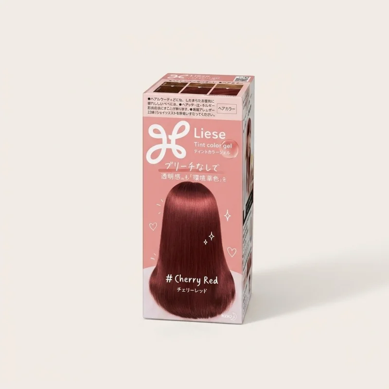 KAO Liese Tint Color Gel - Cherry Red for Vibrant Color Without Bleaching - Main Image