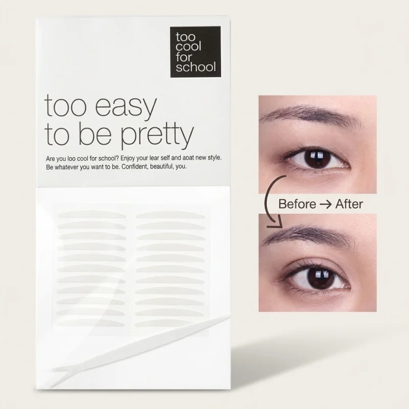 TOO COOL FOR SCHOOL Double Eyelid Tape - 22 Pairs for Natural Definition - Main Image