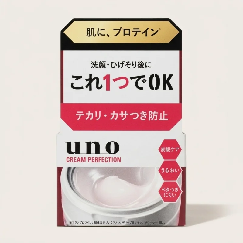 Shiseido UNO Cream Perfection All-in-One Men's Moisturizing Gel, 90g - Main Image