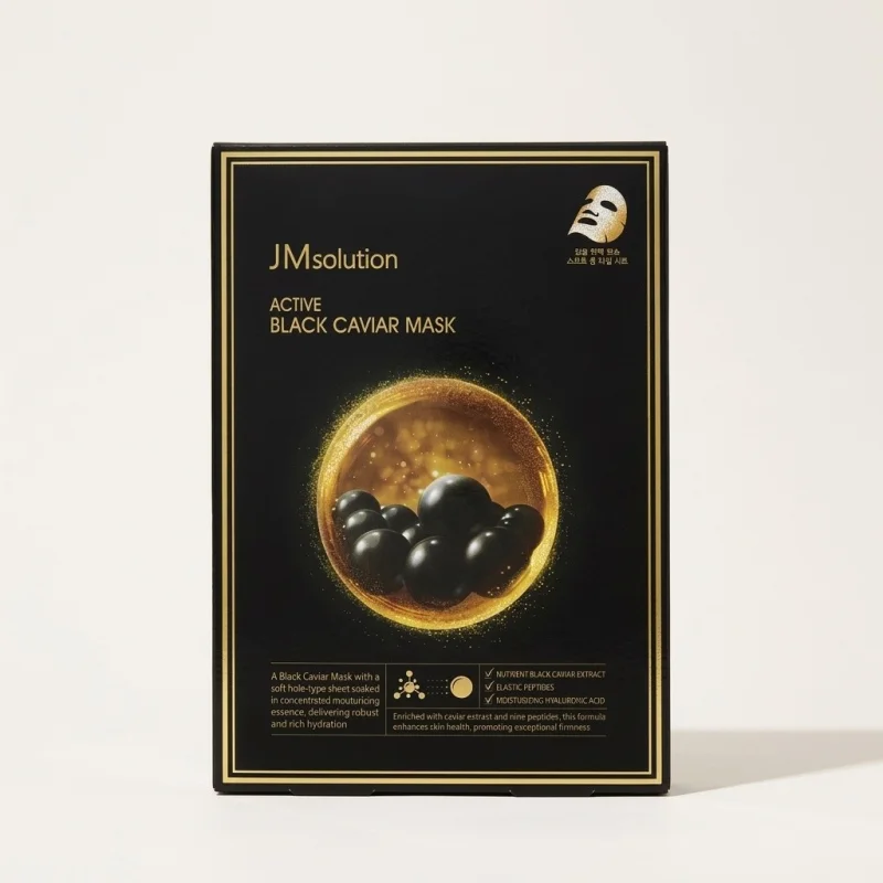 JMsolution Active Black Caviar Mask for Nourishing and Revitalizing Skin, 10ct - Main Image