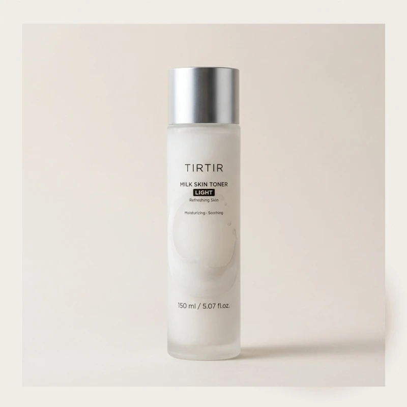 TIRTIR Milk Skin Toner Light - Refreshing Hydrating Liquid for Glass Skin 150ml - Main Image