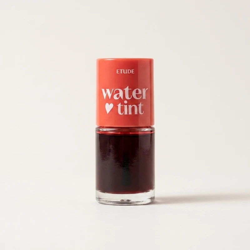 ETUDE Dear Darling Water Tint - 09 Watermelon Red, Vibrant Lip Stain - Main Image