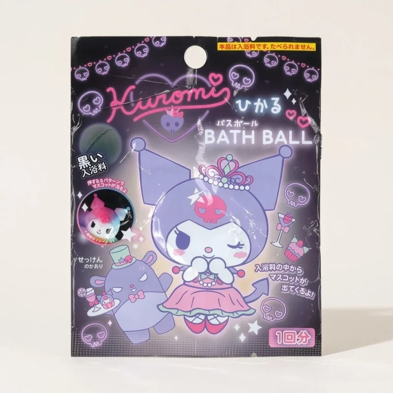 Santan Sanrio Kuromi Shining Bath Ball with Surprise Collectible Mascot Toy - Main Image