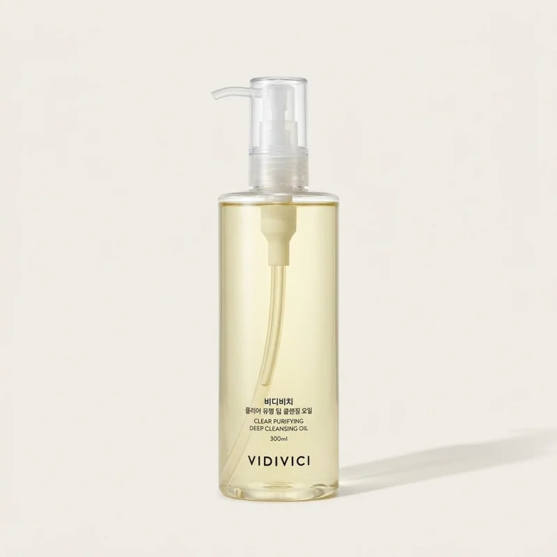 VIDIVICI Clear Purifying Deep Cleansing Oil (300ml) - Refreshing Makeup Remover - Main Image