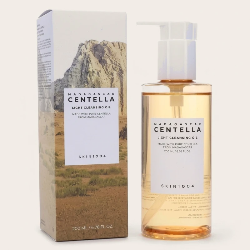 SKIN1004 Madagascar Centella Light Cleansing Oil - 200ml Deep Makeup Remover - Main Image
