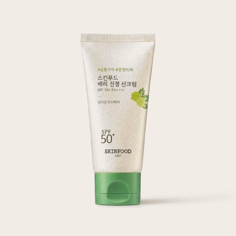 SKINFOOD Berry Soothing Sun Cream SPF50+ PA++++ 50ml | Daily UV Protection - Main Image