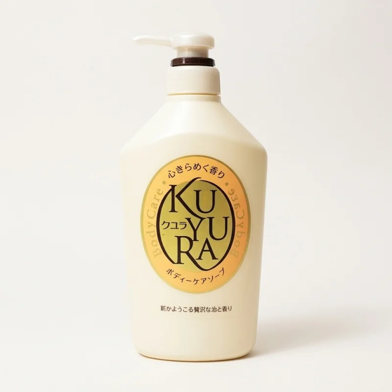 Shiseido Kuyura Body Soap Refined Orange 550ml - Hydrating Body Wash - Main Image