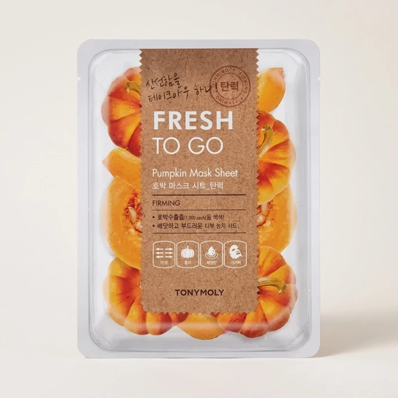 TONYMOLY Fresh To Go Pumpkin Mask Sheet - Firming & Revitalizing Care - Main Image