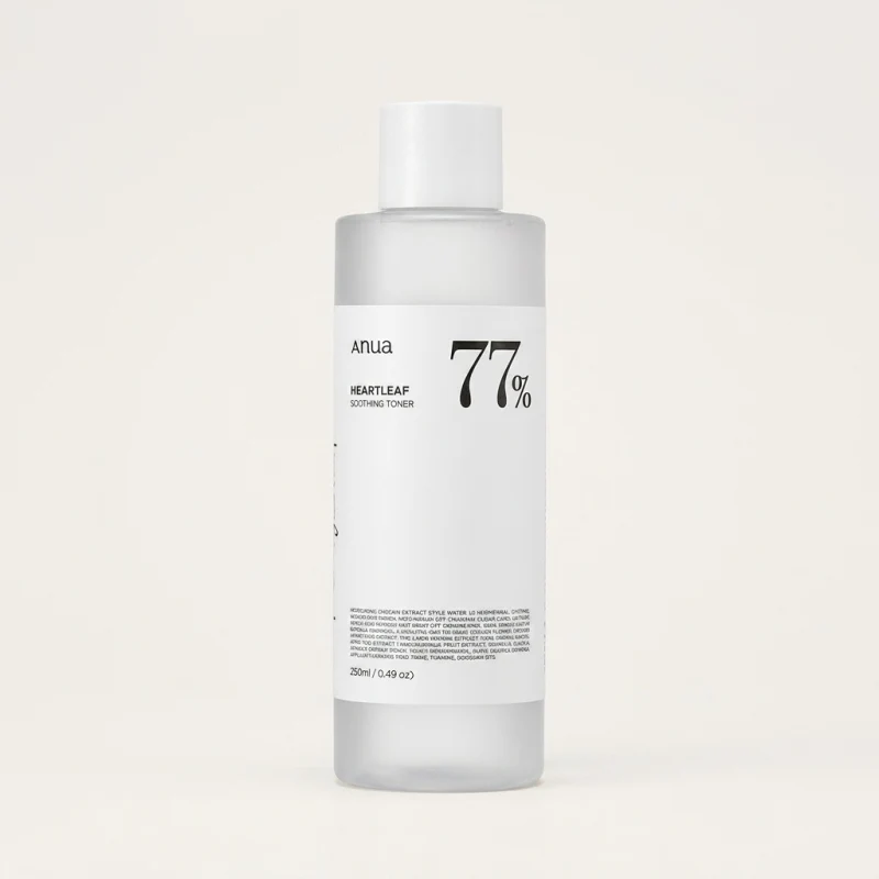 Anua Heartleaf 77% Soothing Toner 250ml - Calm and Hydrate Sensitive Skin - Main Image