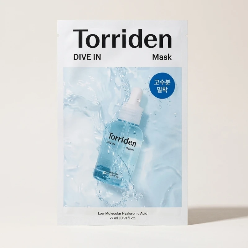 Torriden Dive In Low Molecular Hyaluronic Acid Mask - Deep Hydrating Sheet Mask - Main Image