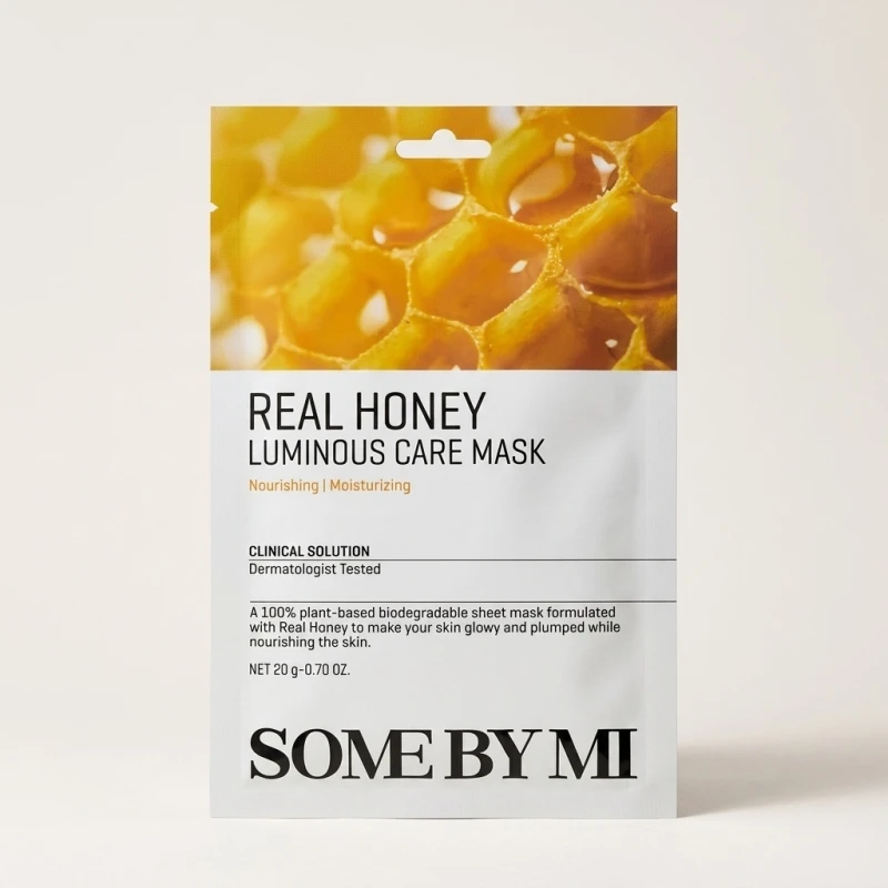 SOME BY MI Real Honey Luminous Care Mask - Nourishing & Moisturizing - Main Image