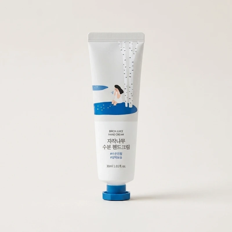 ROUND LAB Birch Juice Moisturizing Hand Cream 30ml with Hyaluronic Acid - Main Image