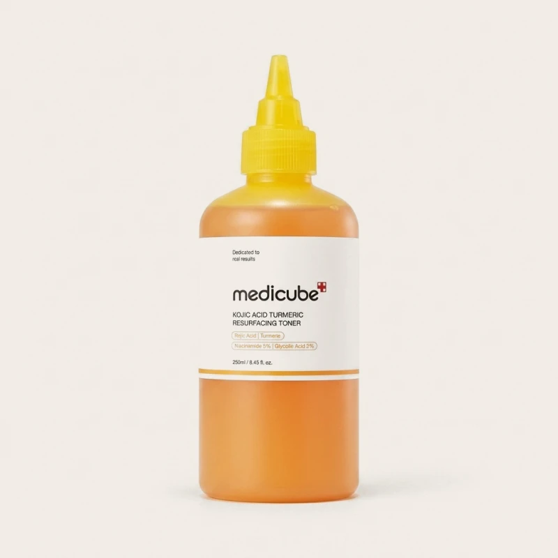 Medicube Kojic Acid Turmeric Resurfacing Toner 250ml - Brightening & Smoothing - Main Image
