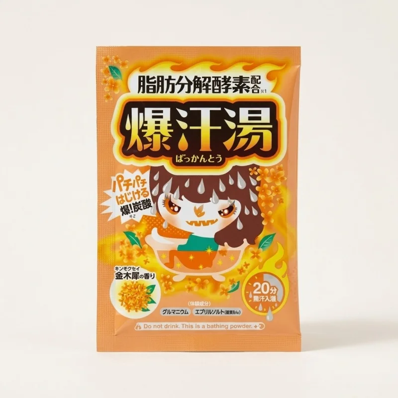 BISON Bakkan To Burning Hot Bath Salt - Osmanthus Scent with Ginger and Lipase - Main Image