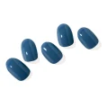 OHORA N Cream Indigo Semicured Gel Nail Strips - Deep Navy Gloss Finish 2