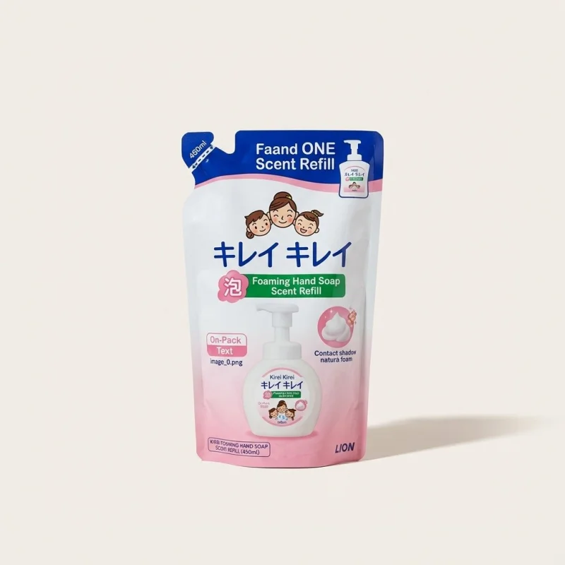 LION Kirei Kirei Foaming Hand Soap Refill 450ml - Citrus Scent - Main Image