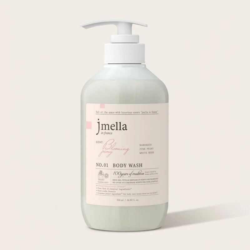 Jmella in France No. 01 Blooming Peony Body Wash 500ml - pH Balanced Formula - Main Image