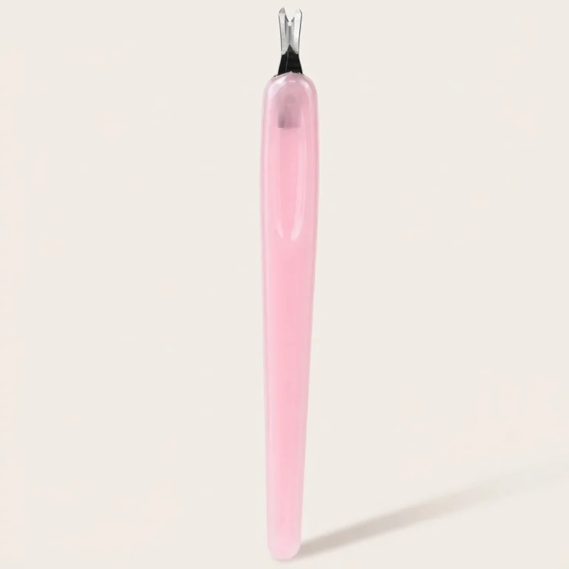 DARKNESS Cuticle Trimmer DMC-4015 - Precise V-Blade Manicure Tool, Pink - Main Image