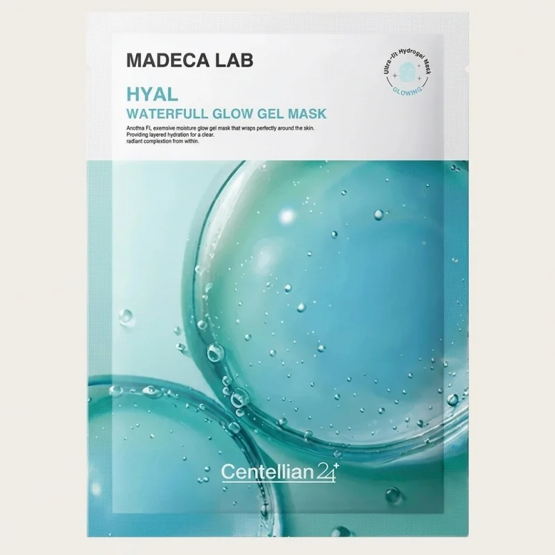 Centellian24 Madeca Lab Hyal Waterfull Glow Gel Mask - Hydrating Facial Sheet - Main Image