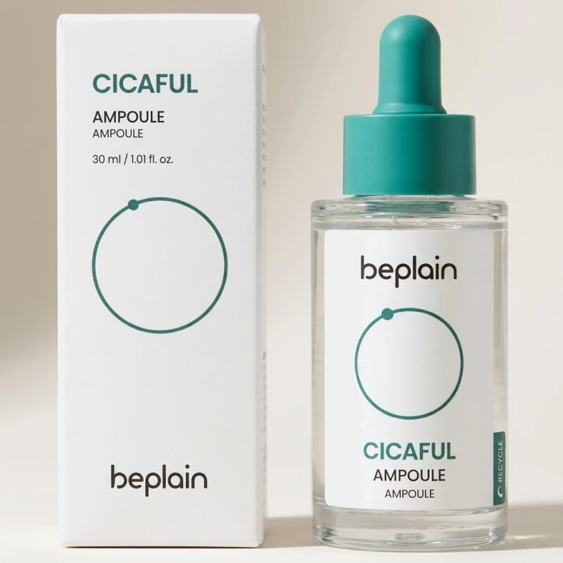 Beplain Cicaful Ampoule 30ml – Soothing Face Serum with Centella Asiatica - Main Image