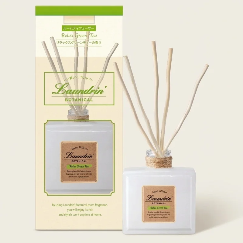 Laundrin' Botanical Reed Diffuser - Relax Green Tea Scent 80ml - Main Image