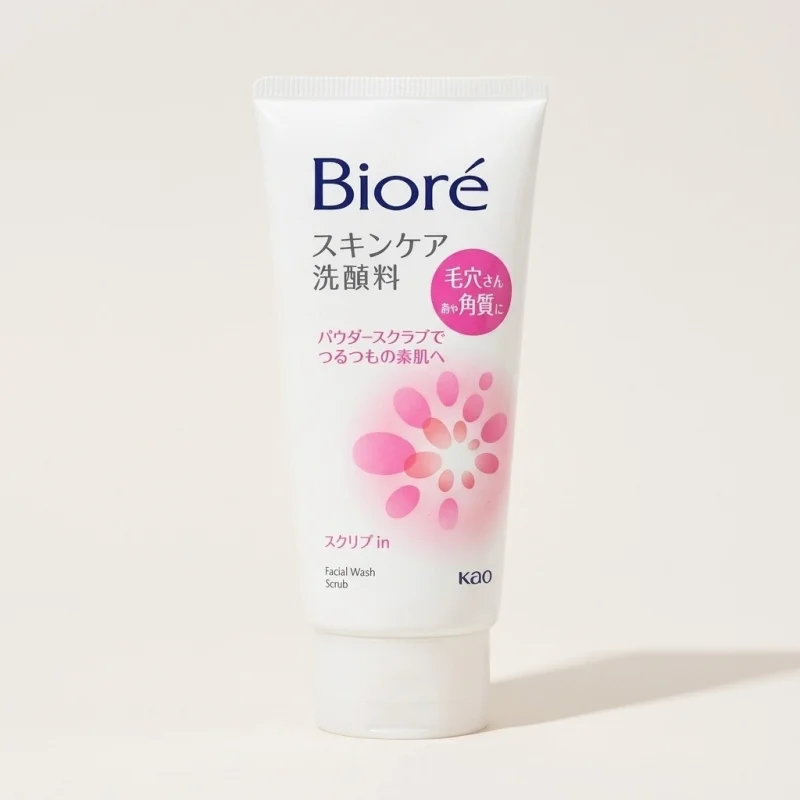 Biore Skincare Facial Wash Scrub In - Gentle Exfoliating Cleanser 130g - Main Image