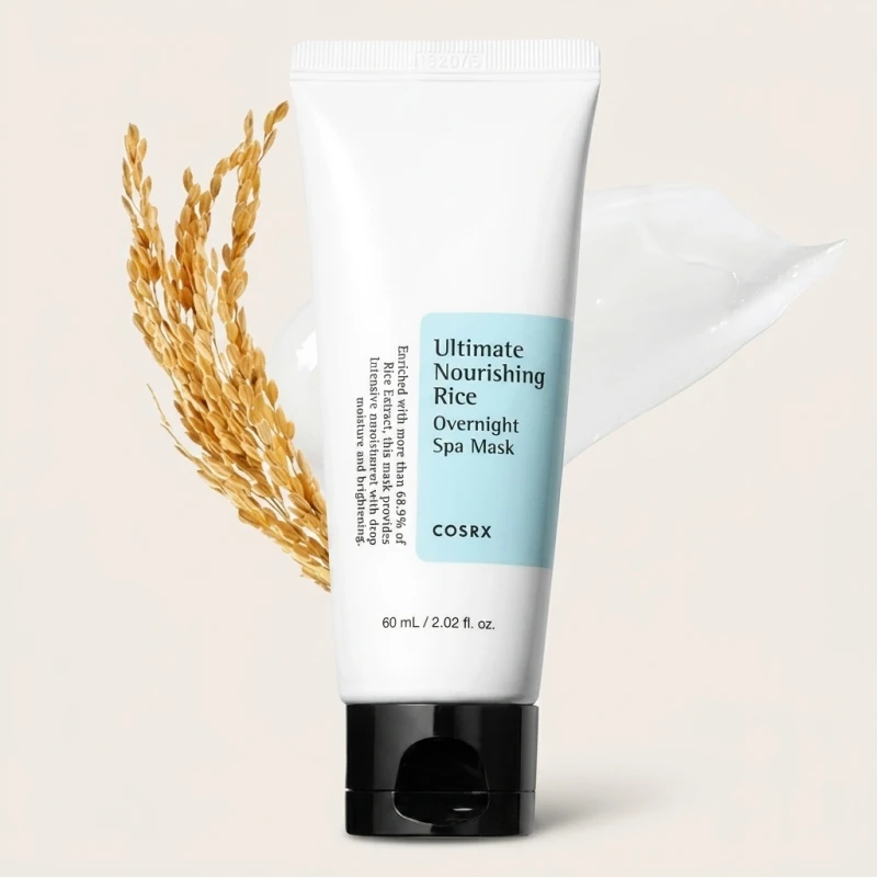 COSRX Nourishing Rice Overnight Spa Mask, 60ml - Brightening Face Cream - Main Image