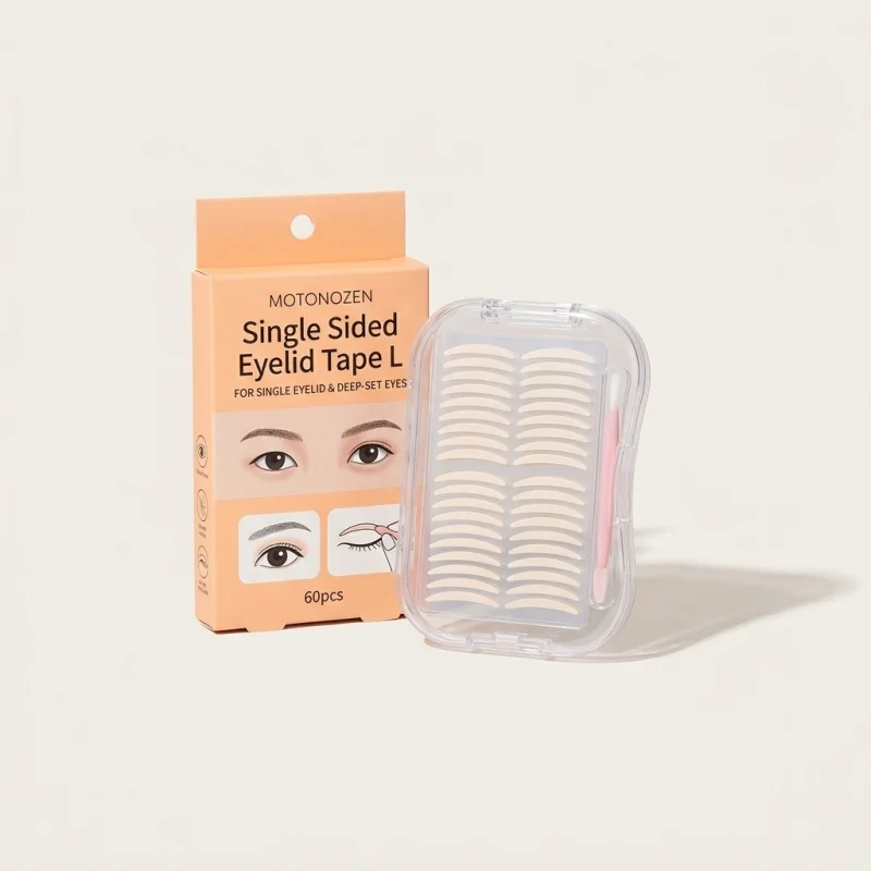 MOTONOZEN Single Sided Eyelid Tape L (60pcs) - Defined Double Eyelid Look - Main Image