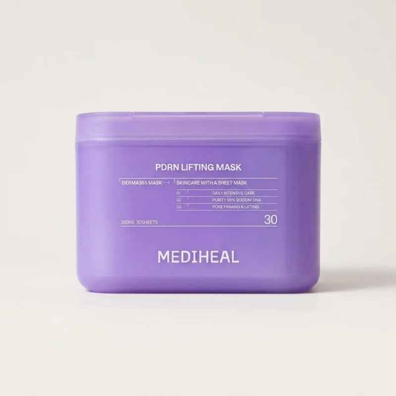 MEDIHEAL Derma 365 PDRN Lifting Mask - 30 Daily Sheet Masks for Elasticity - Main Image