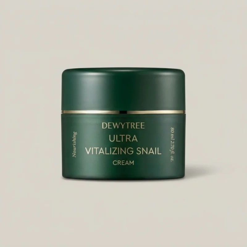 DEWYTREE Ultra Vitalizing Snail Cream 80ml - Nourishing Face Moisturizer - Main Image