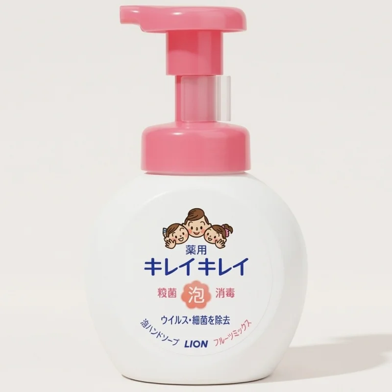 LION Kirei Kirei Foaming Hand Soap Fruit Mix 250ml Antibacterial Wash - Main Image