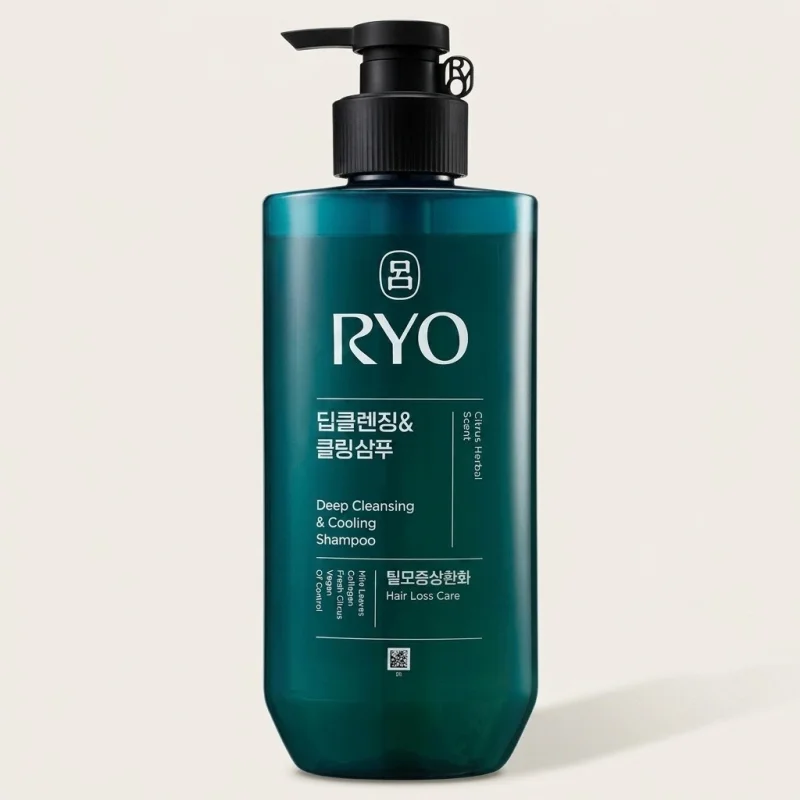 RYO Hair Loss Care Deep Cleansing & Cooling Shampoo, 480ml - Main Image