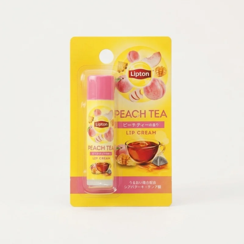 Lipton Peach Tea Scented Lip Cream - Moisturizing Shea Butter & Jojoba Oil - Main Image