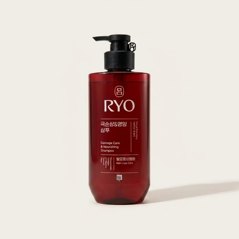 Ryo Damage Care & Nourishing Shampoo - Hair Loss Care for Damaged Hair, 480ml - Main Image