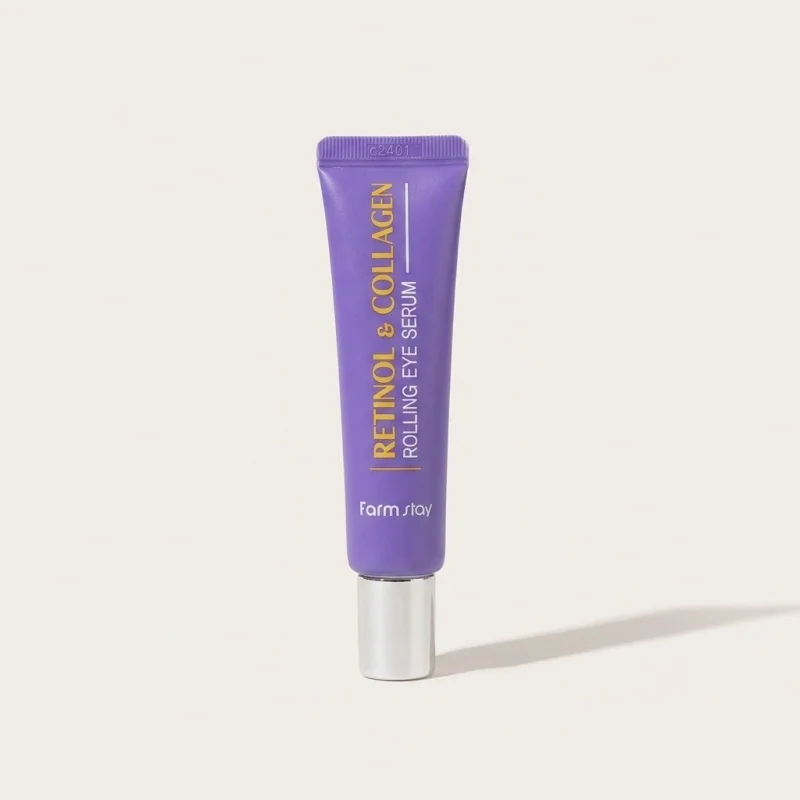 Farmstay Retinol & Collagen Rolling Eye Serum with Triple Metal Applicator - Main Image