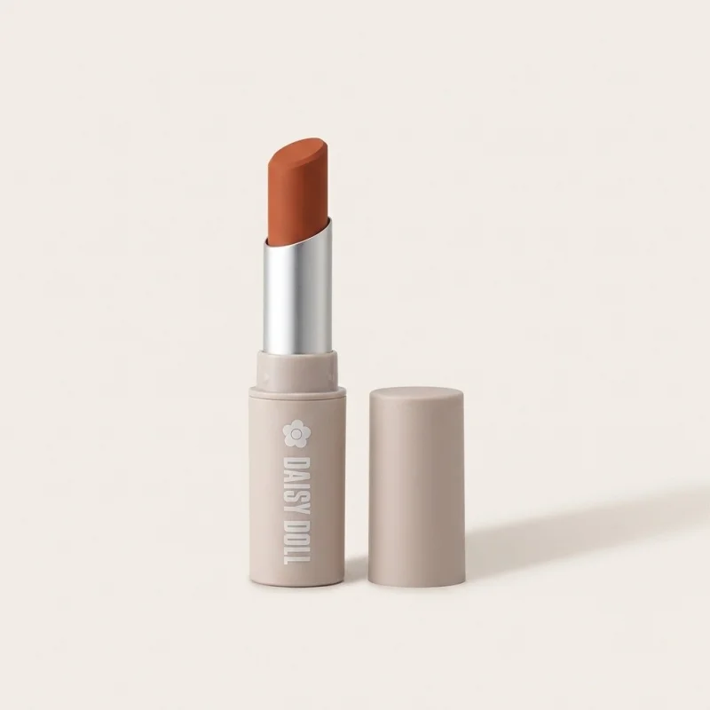 DAISY DOLL Matte Lipstick O-01 - Rich Pigment with Soft-Focus Finish - Main Image