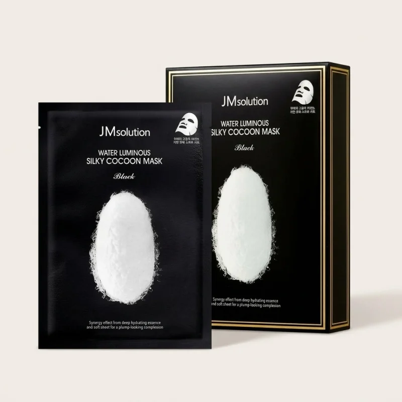 JMsolution Water Luminous Silky Cocoon Mask (10 Sheets) - Hydrating Face Mask - Main Image