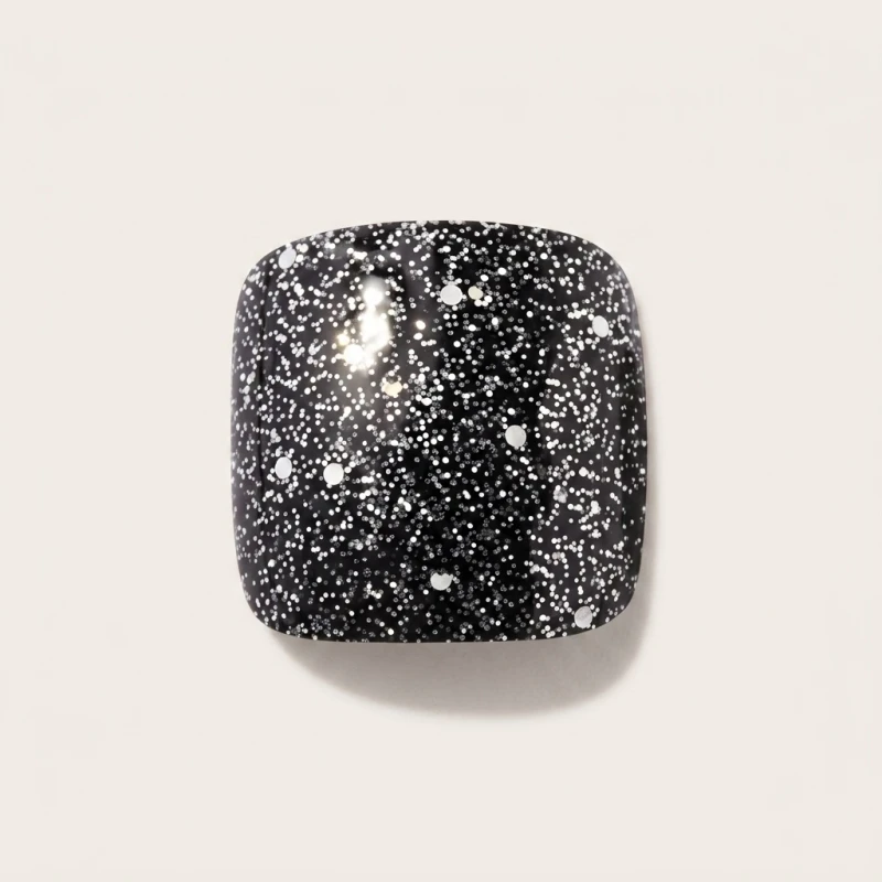 OHORA P Pirate Semicured Gel Pedicure - Dark Glitter Finish PB-022 - Main Image