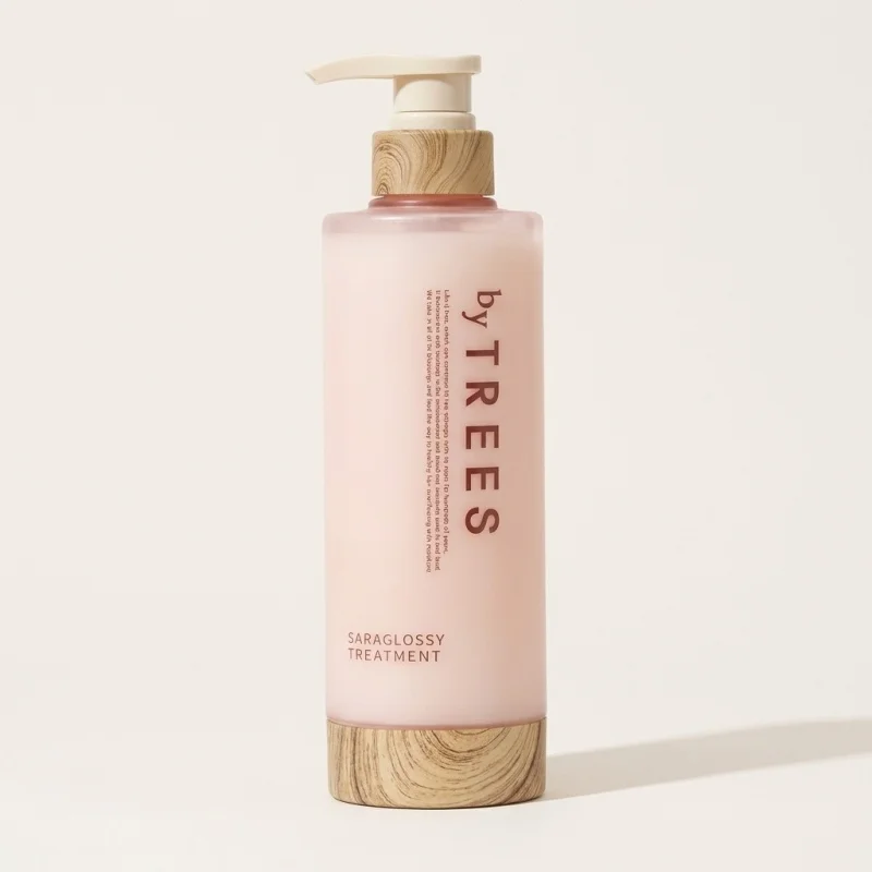 BY TREES Sara Glossy Hair Treatment 450ml - Botanical Shine & Silkiness - Main Image