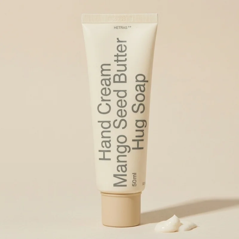 HETRAS Mango Seed Butter Perfumed Hand Cream - Hug Soap Scent (50ml) - Main Image