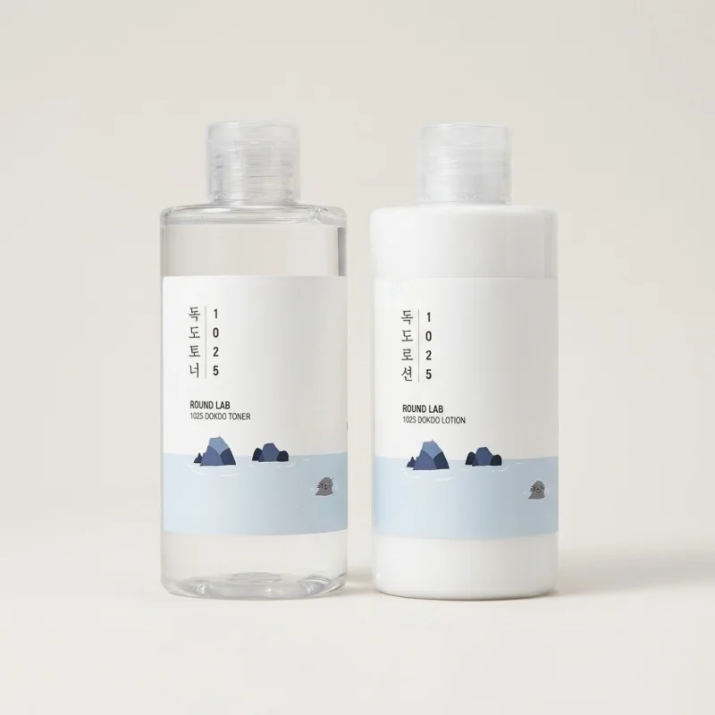 Round Lab 1025 Dokdo Toner and Lotion Special Set - Hydrating Skincare Duo - Main Image