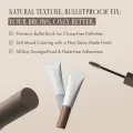rom&nd Han All Brow Cara 02 Mild Woody - Natural Finish Eyebrow Mascara 4
