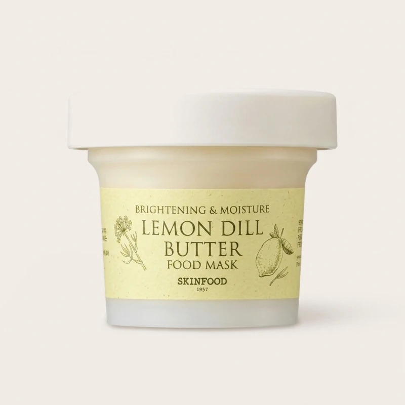 SKINFOOD Lemon Dill Butter Food Mask 120g - Brightening & Moisture Care - Main Image