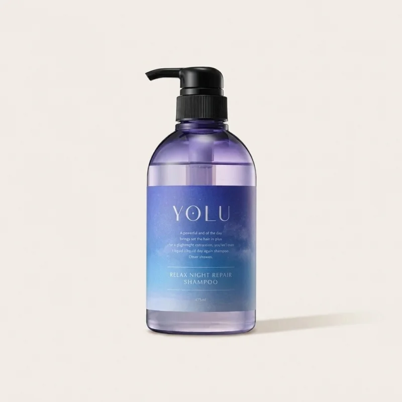 YOLU Relax Night Repair Shampoo 475ml - Calming Pear & Geranium Scent - Main Image