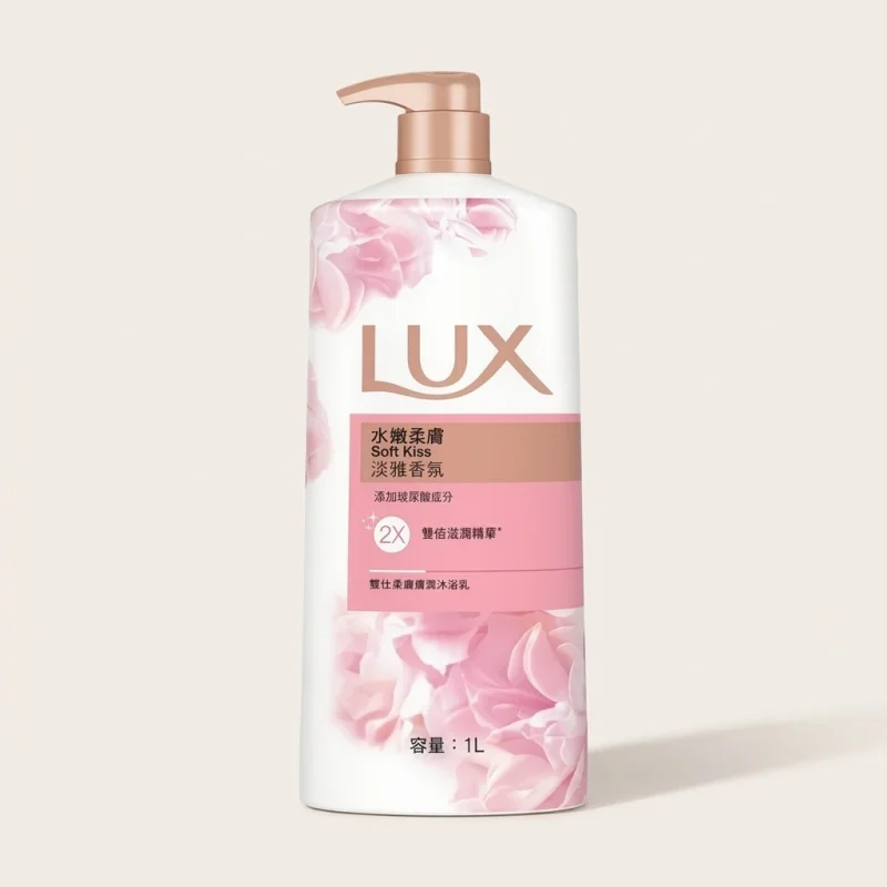 LUX Soft Kiss Body Wash with Moisturizing Floral Essence, 1L - Main Image