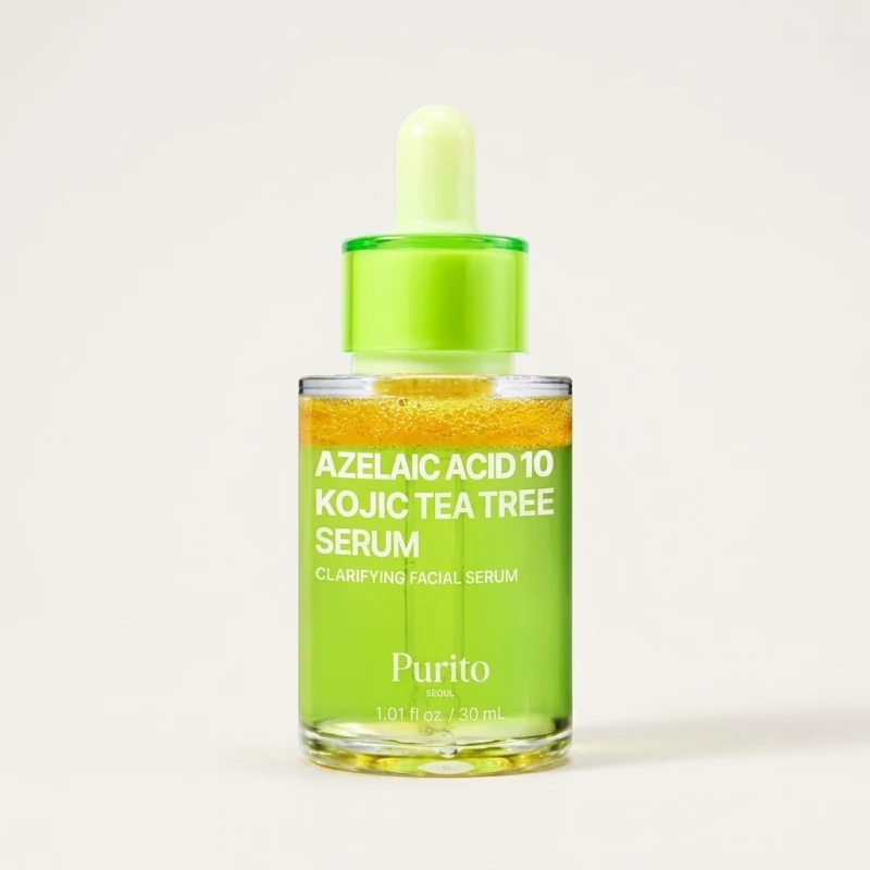 PURITO Azelaic Acid 10 Kojic Tea Tree Serum 30ml - Clarifying Facial Care - Main Image
